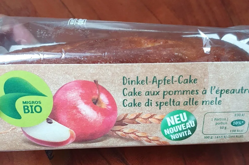 Cake aux pommes à l'épeautre