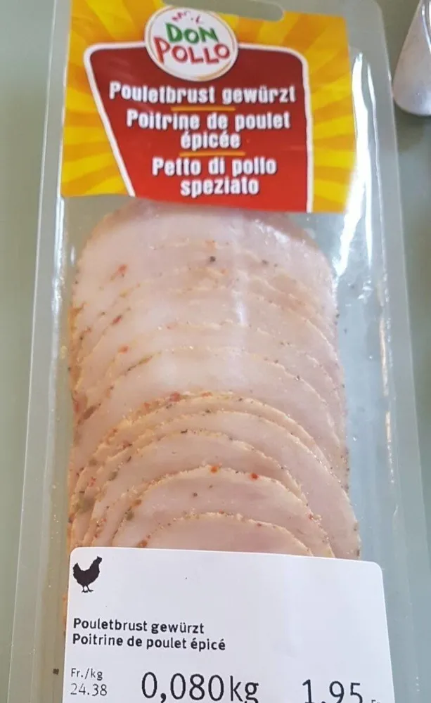Poitrine de poulet épicée
