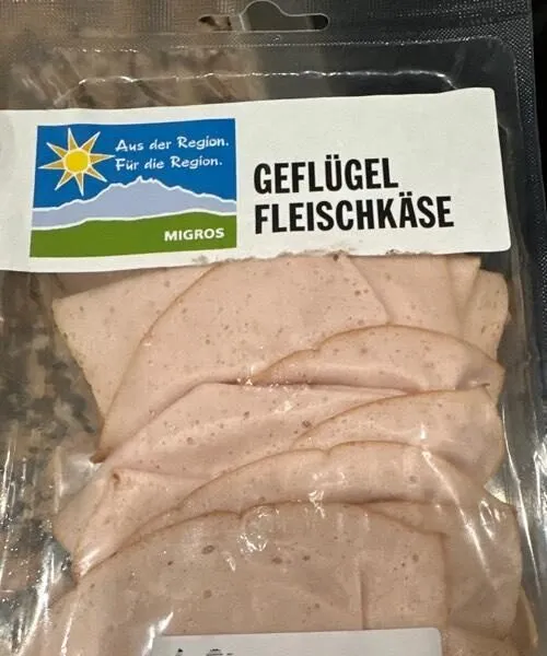 Geflügel Fleischkäse