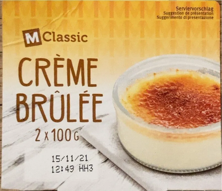 Crème brûlée