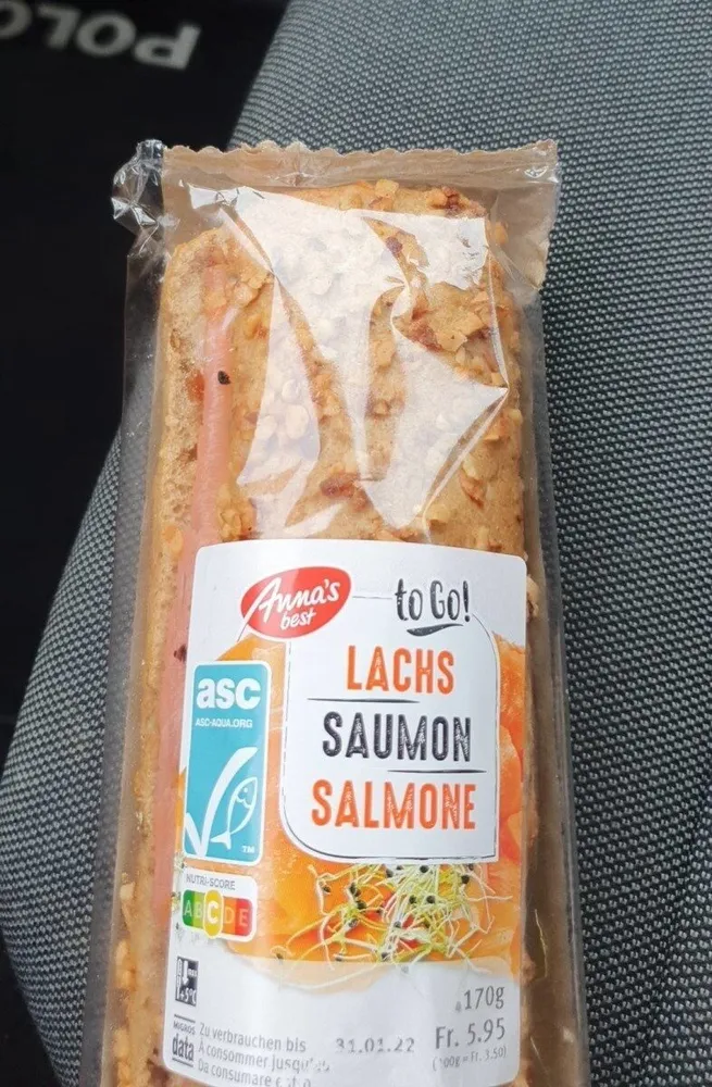 Sandwich saumon