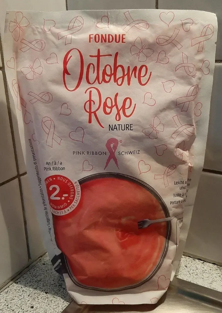 Fondu octobre Rose nature