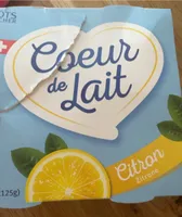 Cœur de lait au citron