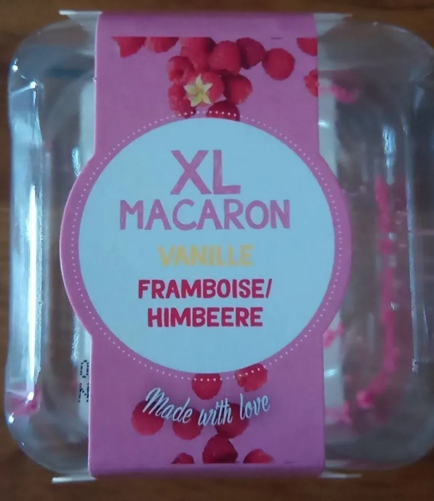 XL Macaron vanille framboise himbeere