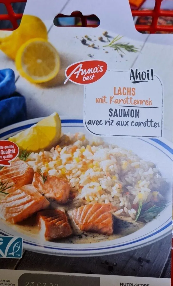 Saumon avec riz