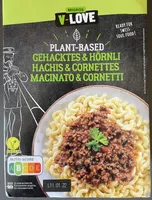 Plant-based Gehacktes und Hörnli