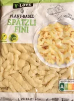 Plant-based Spätzli fini
