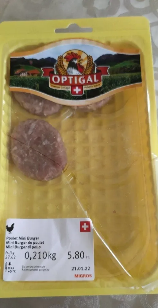 Mini burger de poulet