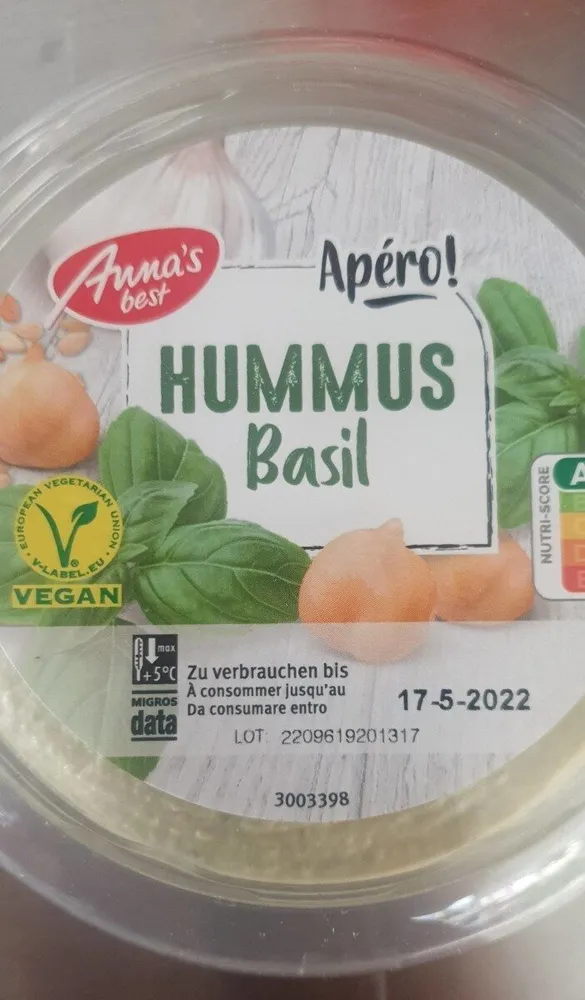 Hummus Basil Apéro