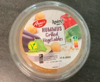 Hummus grilled vegetables