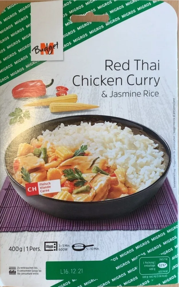 Red Thai Chicken Curry