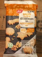 Pâte pour biscuits Noix