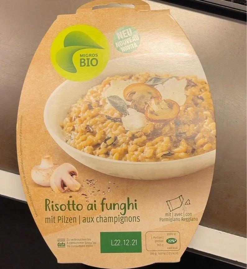 Risotto aux champignons