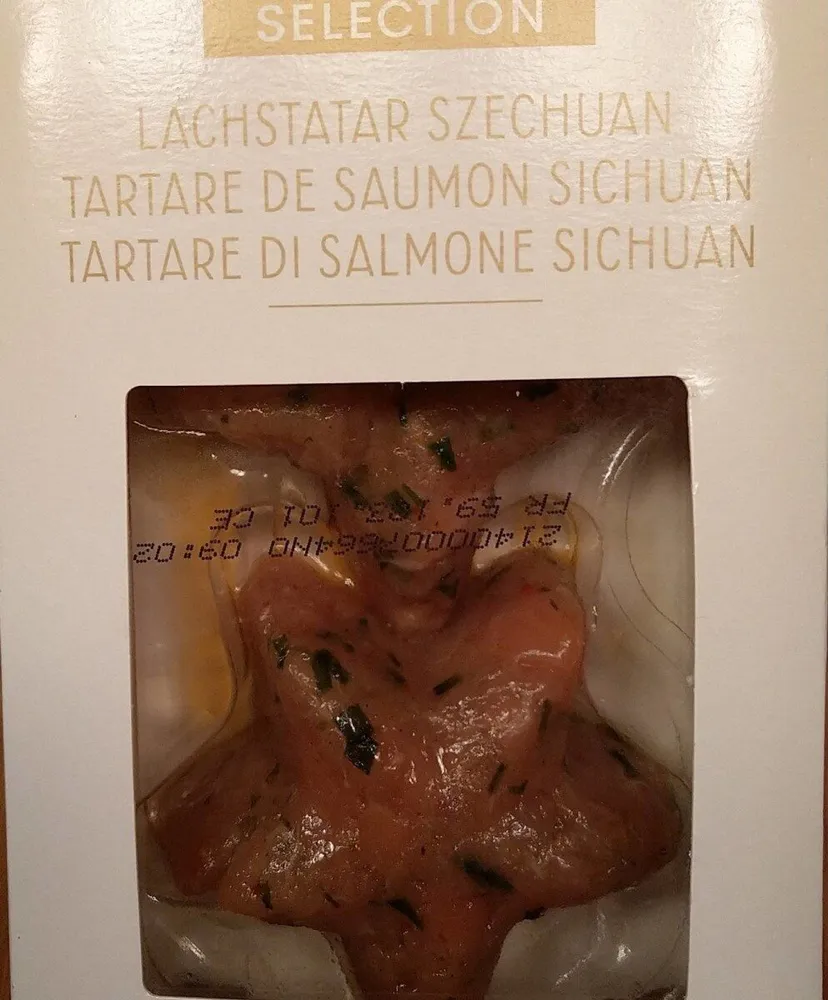Tartare de saumon Sichuan