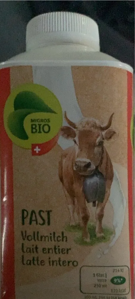 Lait entier Bio