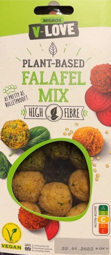 Plant-based falafel mix