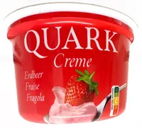 Quarkcreme Erdbeer