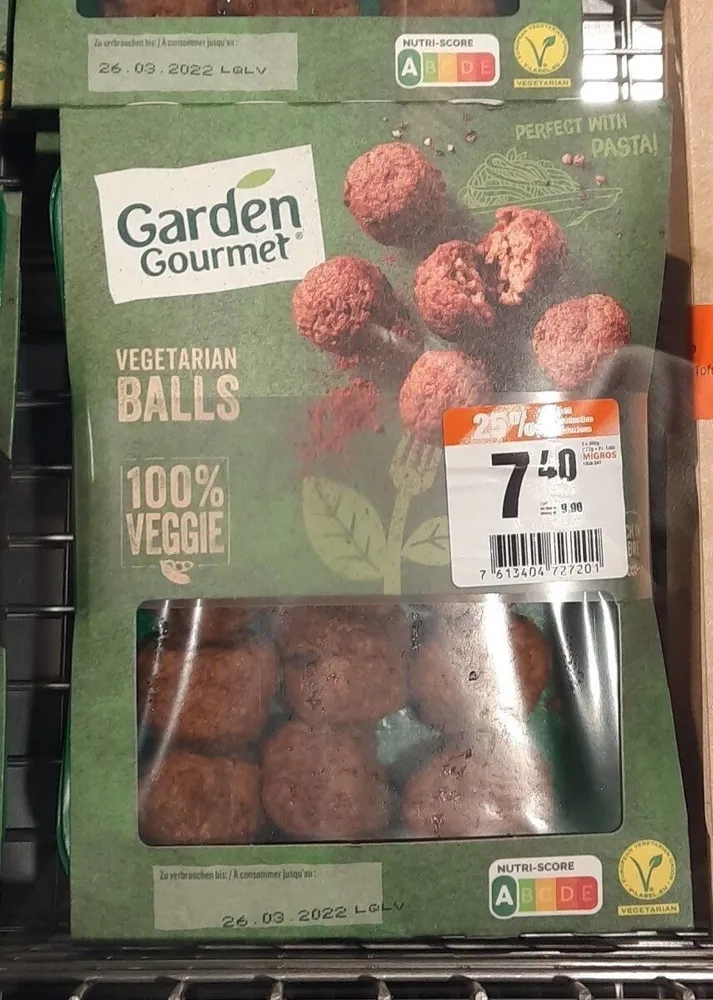 Vegetarian balls