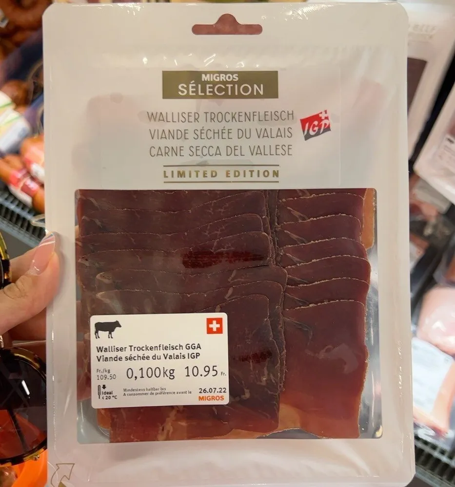 Viande sechee du valais