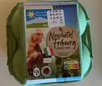 4 œufs Neuchâtel-Fribourg élevage en plein air