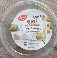 Oliven mit Weichkäse
