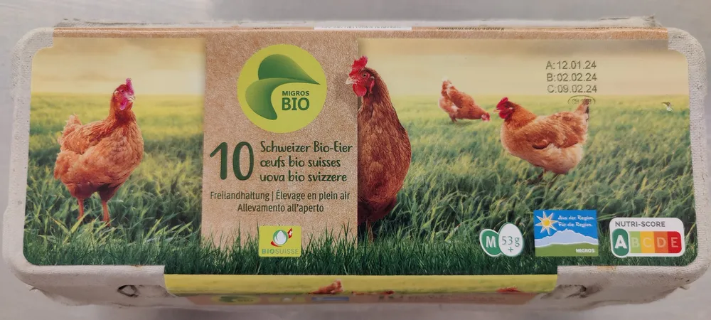 10 Schweizer Bio-Eier