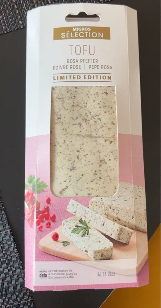 Tofu poivre rose