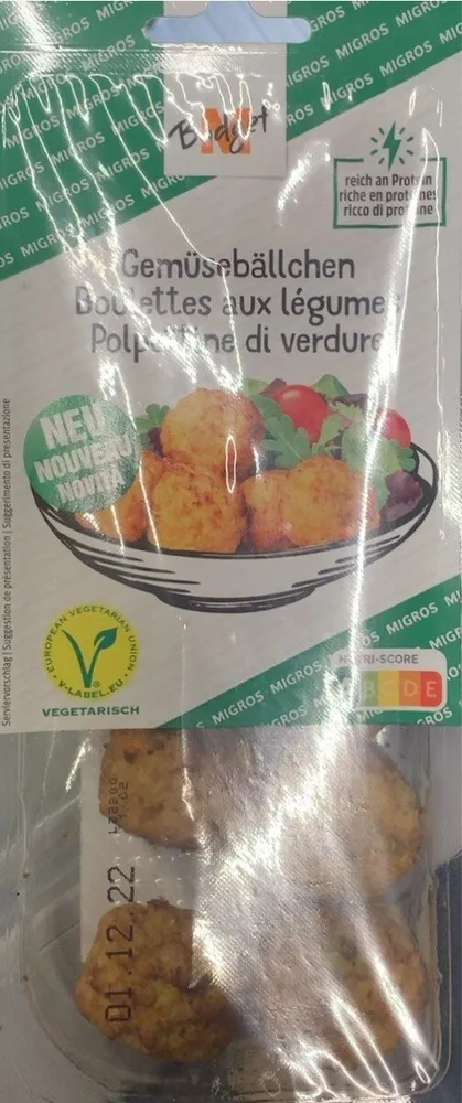Boulettes de légumes