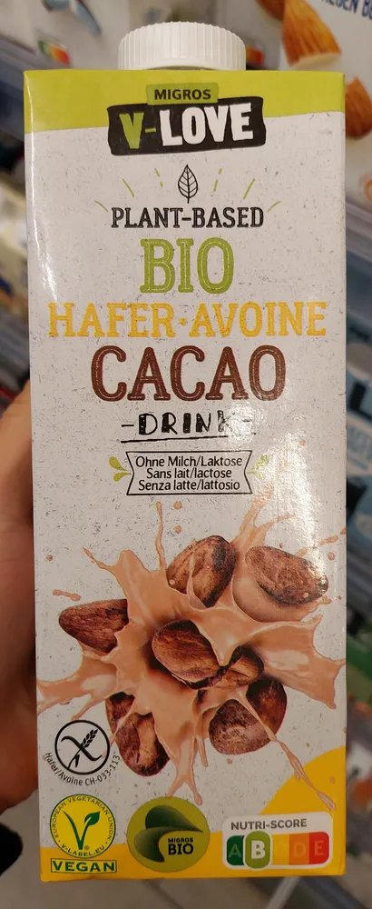 Plant-based Bio Hafer Cacao Drink