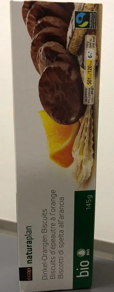 Biscuits d'epeautre à l'orange