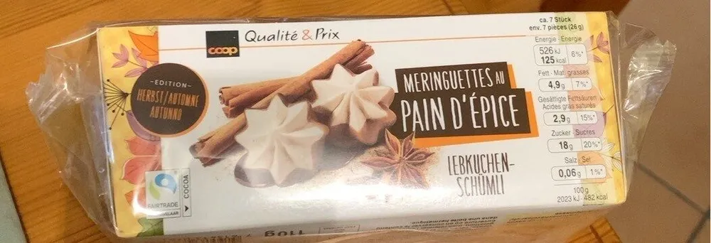 Meringues au pain d’épice