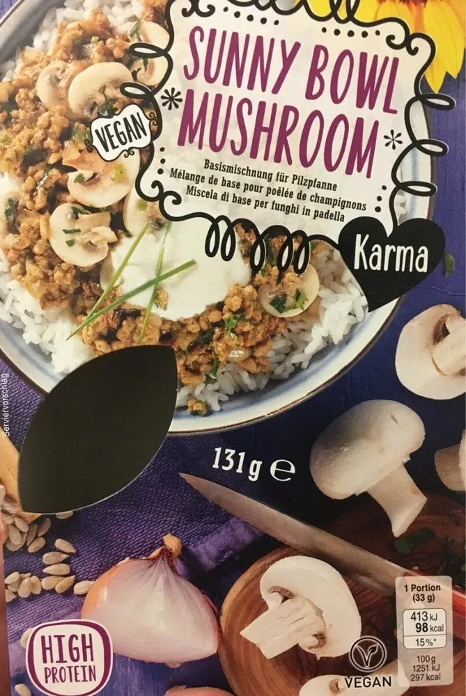 Sunny bowl mushroom
