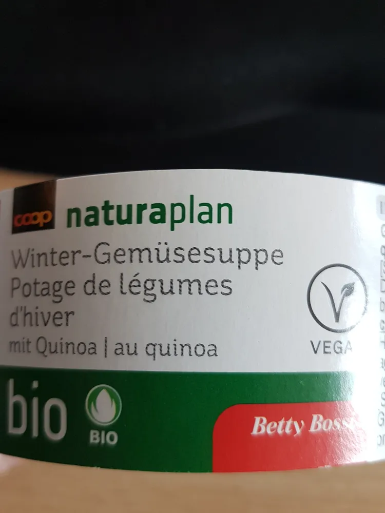 Potage de legumes d'hiver au quinoa