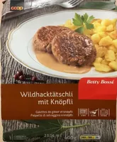 Galettes de gibier et Knöpfli