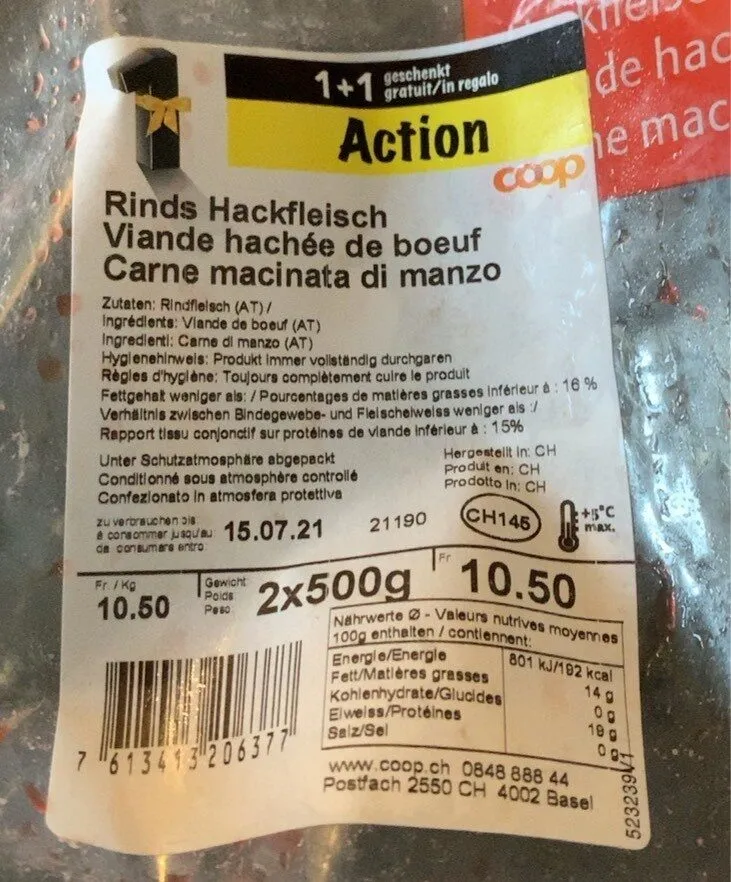 Hackfleisch (Rind)