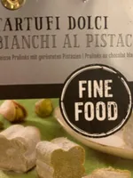 Tartufi dolci bianchi al pistacchio