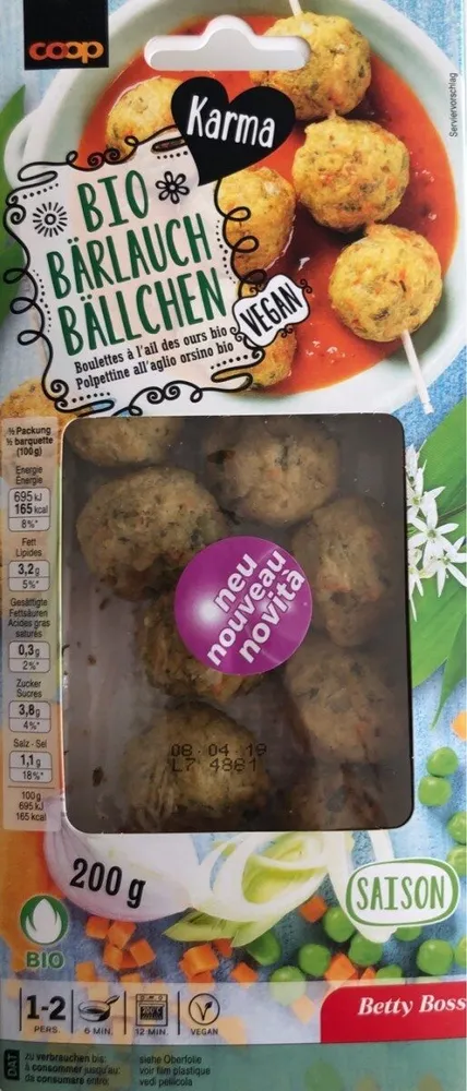 Bio Bärlauch Bällchen