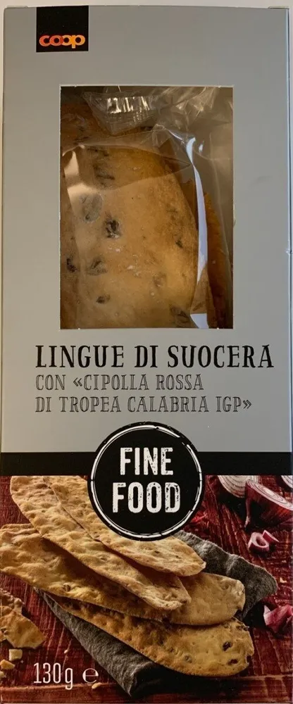Lingue di Suocera con cipolla rossa di tropea calabria igp