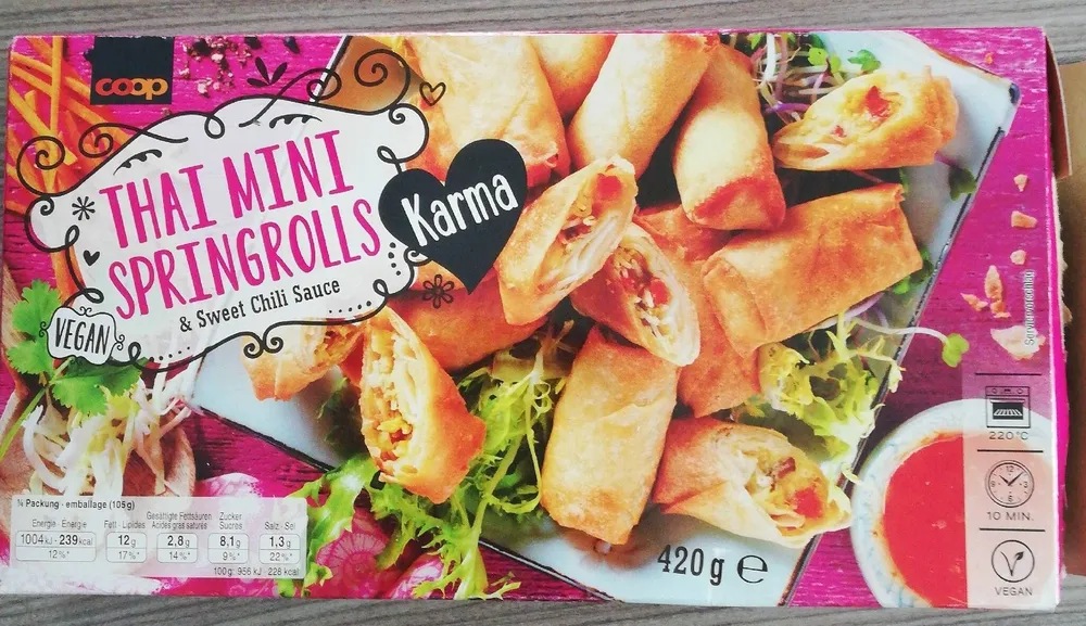 Thai mini springrolls
