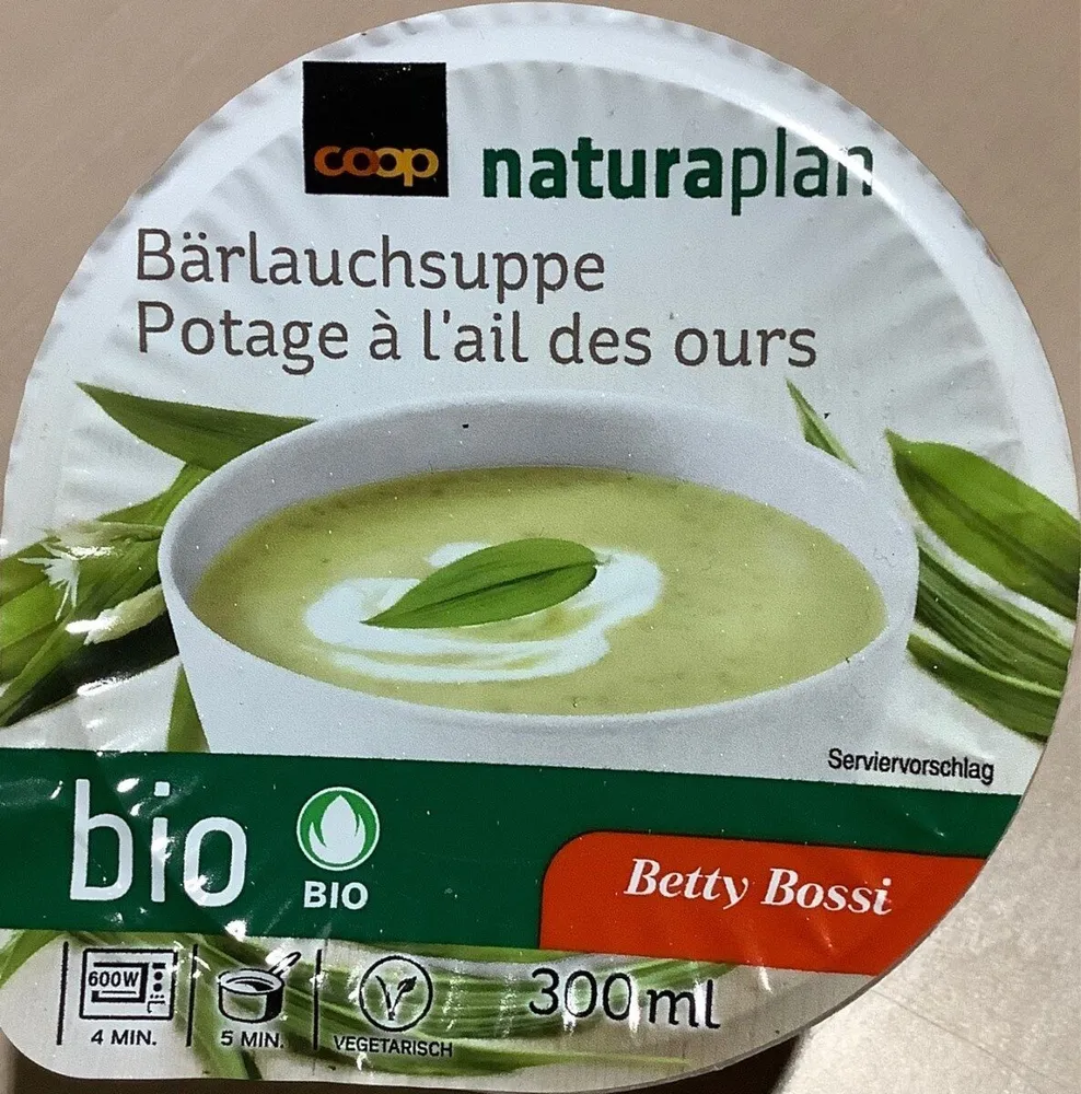 Potage à l'ail des ours