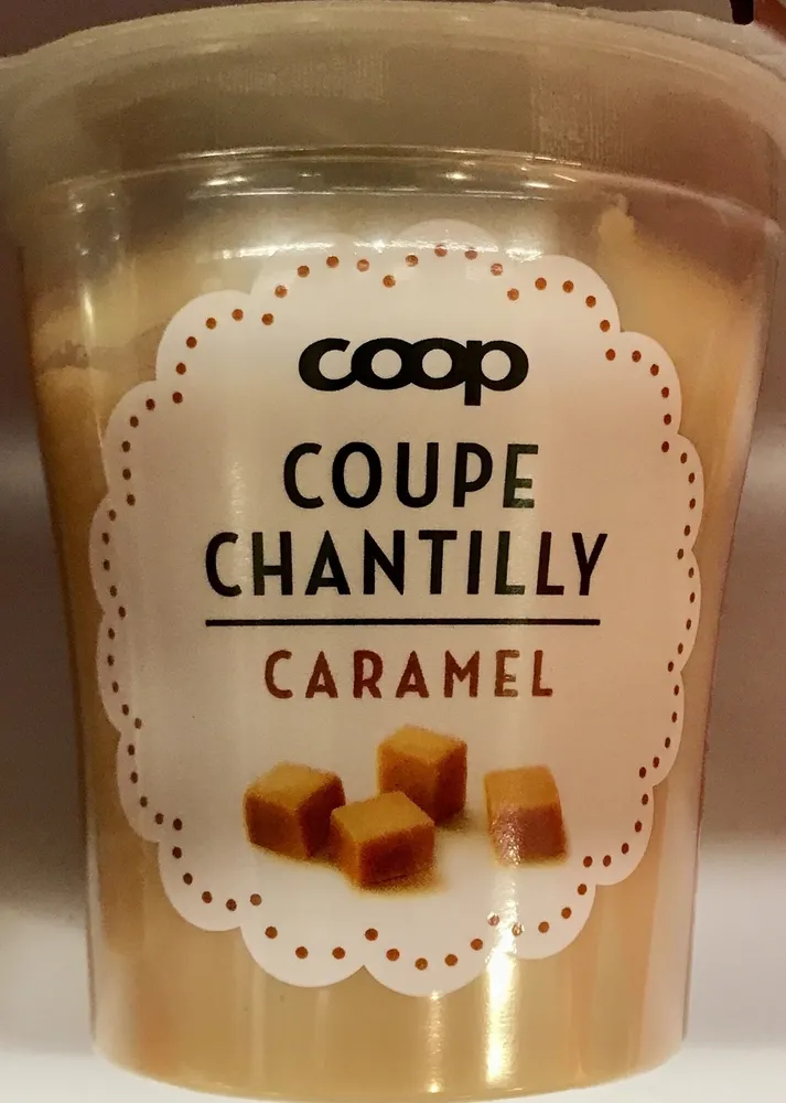 Coupe chantilly caramel