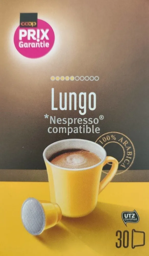 Café lungo Prix Garantie