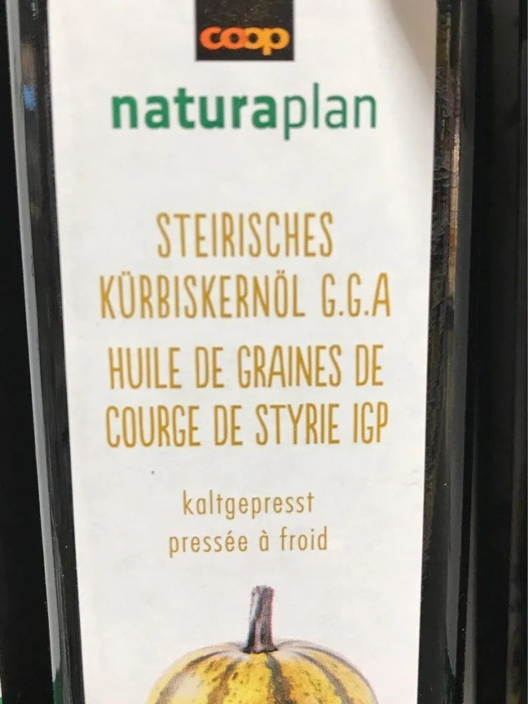 Huile de graine de courge de styrie