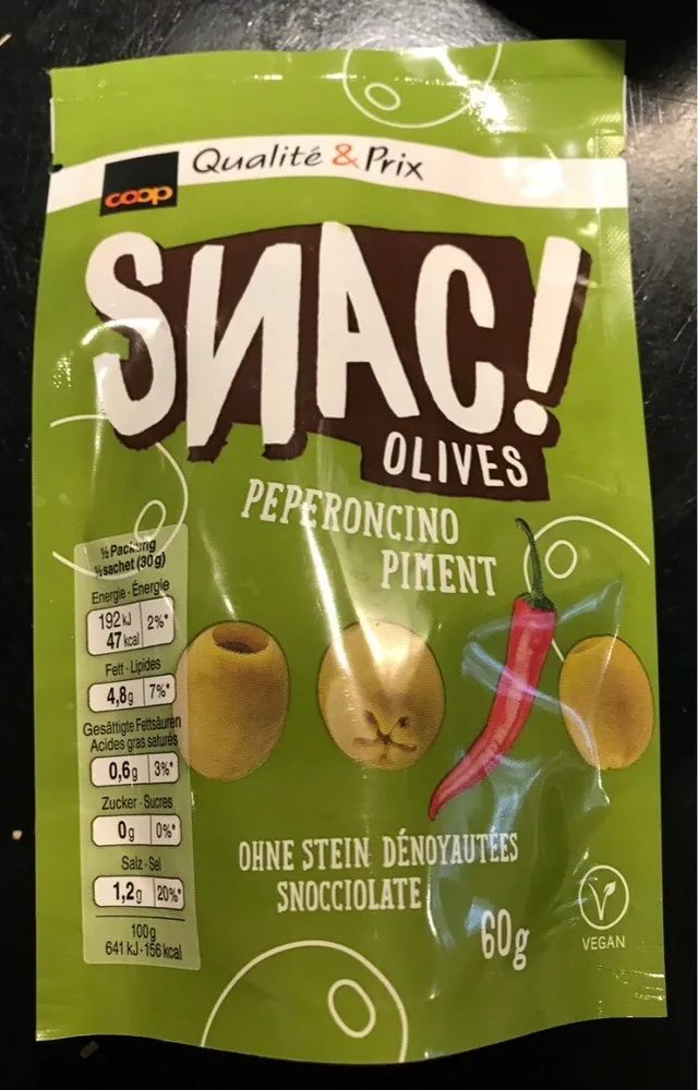 Snac! Olives Peperoncino Piment