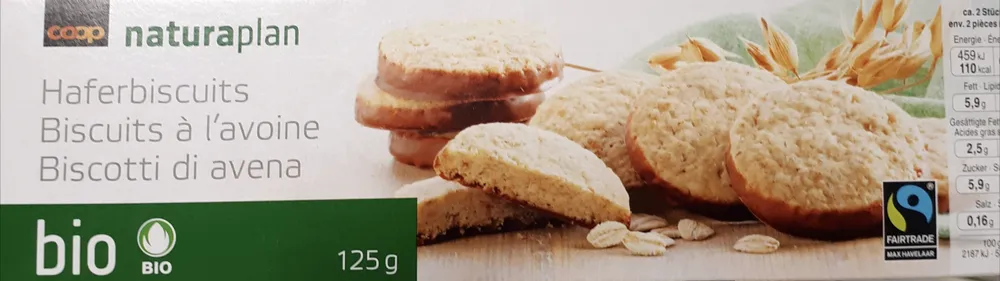 Biscuits à l'avoine
