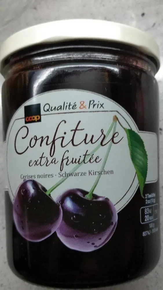 Confiture de cerises noires