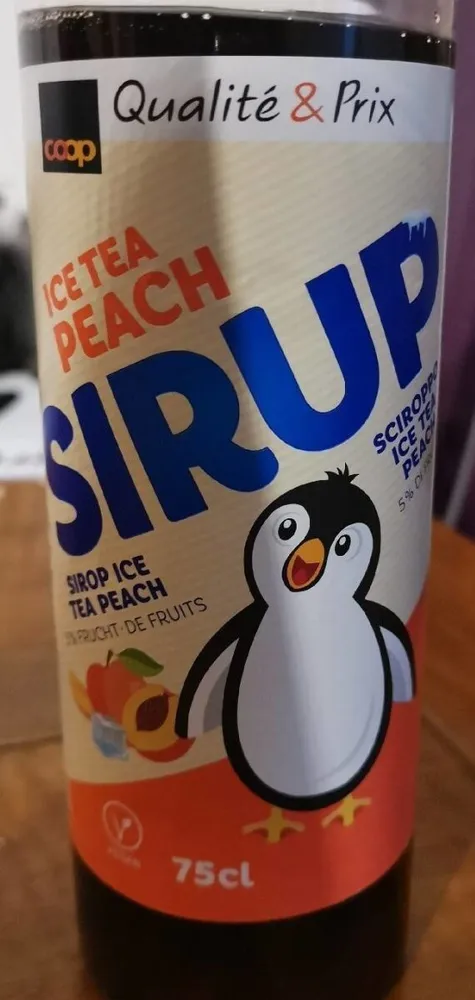 Sirop Ice tea peach