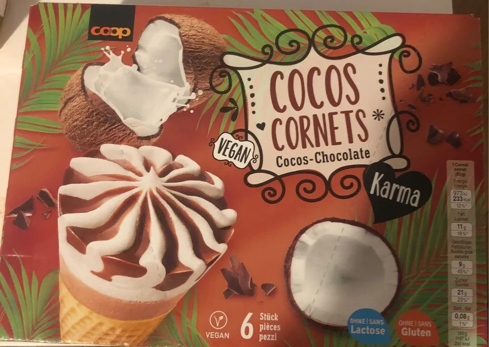 Cocos Cornets Cocos-Chocolate