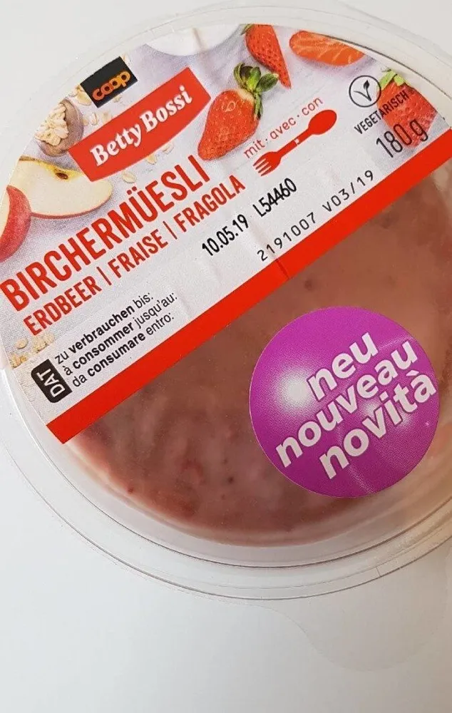 Birchermueseli Fraise