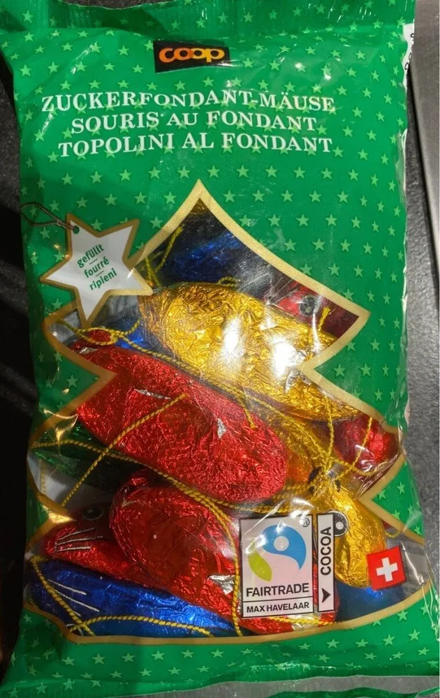 Souris au fondant